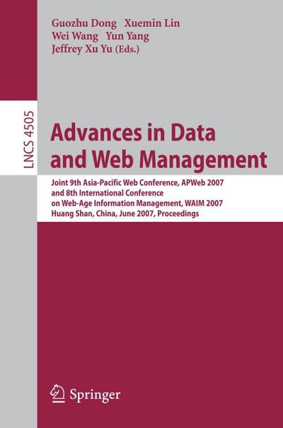 Advances in Data and Web Management