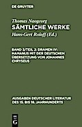 Dramen IV: Hamanus mit der deutschen Übersetzung von Johannes Chryseus