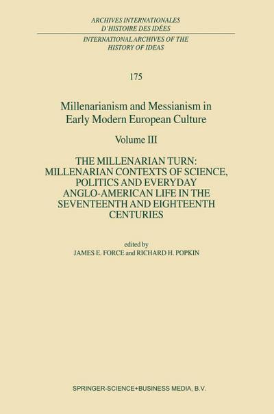 Millenarianism and Messianism in Early Modern European Culture