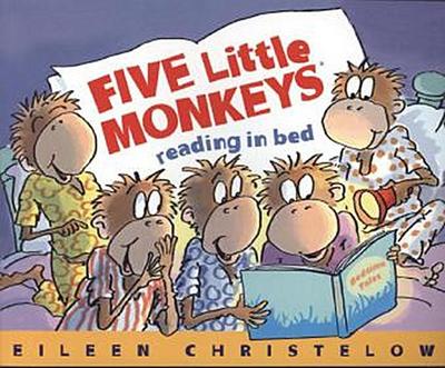 Five Little Monkeys Reading in Bed