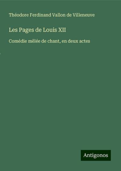 Les Pages de Louis XII