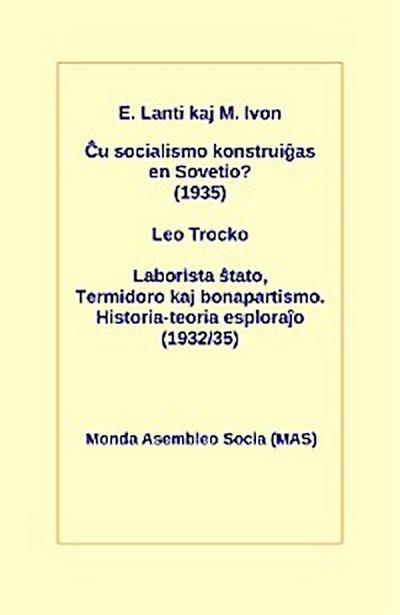 Ĉu socialismo konstruiĝas en Sovetio? (1935)