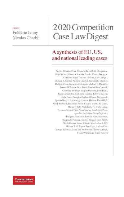 2020 Competition Case Law Digest