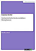 Nichtschriftliche Rechenverfahren: Multiplikation