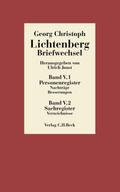 Lichtenberg Briefwechsel 5: Register