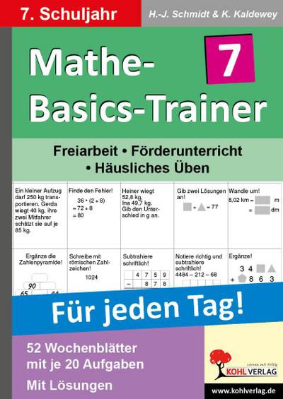 Mathe-Basics-Trainer 7. Schuljahr