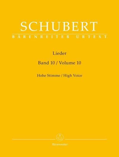 Lieder, Band 10 für hohe Stimme