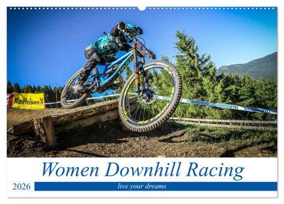 Women Downhill Racing (Wandkalender 2026 DIN A2 quer), CALVENDO Monatskalender
