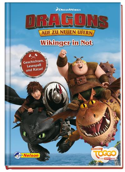 DreamWorks Dragons: Dreamworks Dragons "Auf zu neuen Ufern": Wikinger in Not; Geschichten, Lesespaß und Rätsel; DreamWorks Dragons; Deutsch; Keine Altersbeschränkung