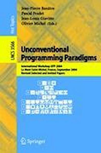 Unconventional Programming Paradigms
