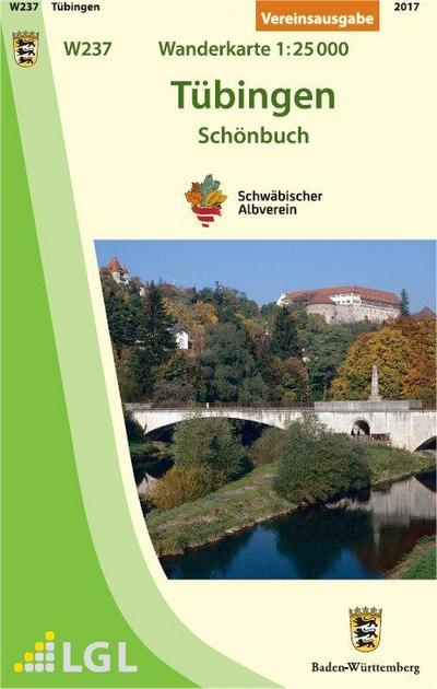 Tübingen - Schönbuch: Wanderkarte 1:25.000 (Wanderkarten 1:25 000)