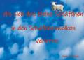 Als sich das kleine Schäfchen in den Schäfchenwolken verirrte