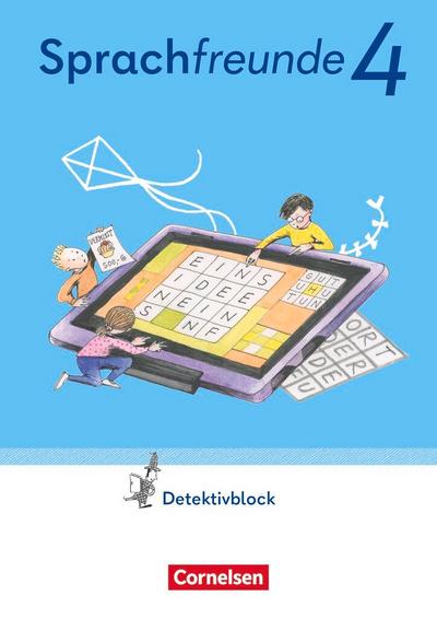 Sprachfreunde 4. Schuljahr. Detektivblock mit Aufgaben zum Fordern - Östliche Bundesländer und Berlin