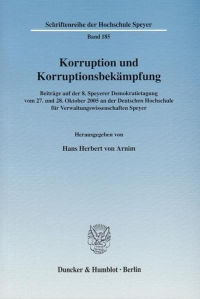 Korruption und Korruptionsbekämpfung
