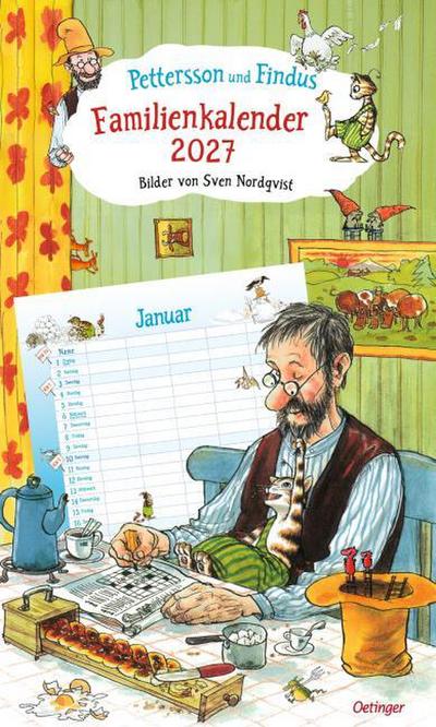 Pettersson und Findus. Familienkalender 2027