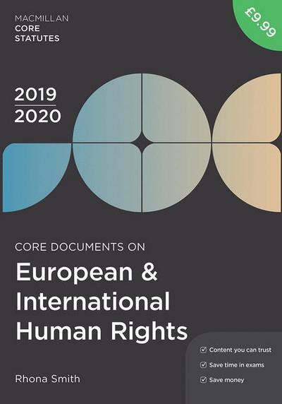 Core Documents on European and International Human Rights 2019-20