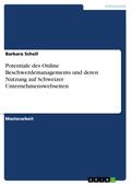 Potentiale des Online Beschwerdemanagements und de