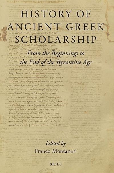 History of Ancient Greek Scholarship