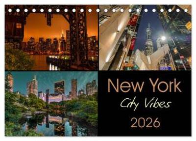 New York City Vibes (Tischkalender 2026 DIN A5 quer), CALVENDO Monatskalender