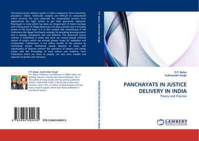 PANCHAYATS IN JUSTICE DELIVERY IN INDIA