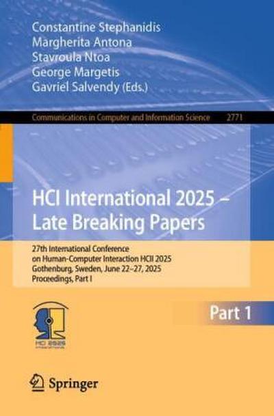 HCI International 2025 - Late Breaking Posters
