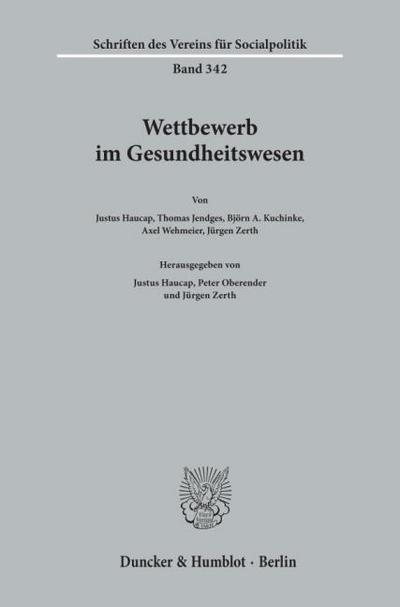 Wettbewerb im Gesundheitswesen.