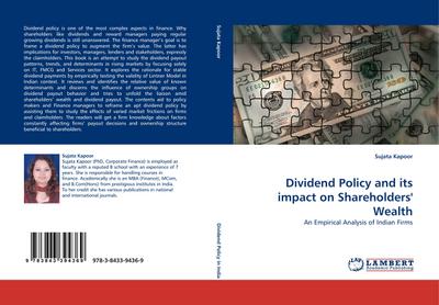 Dividend Policy and its impact on Shareholders' Wealth - Sujata Kapoor