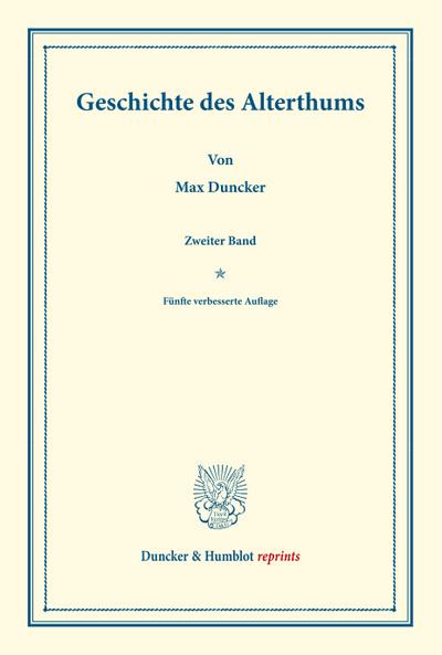 Geschichte des Alterthums.