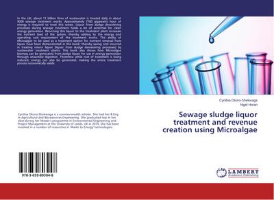Sewage sludge liquor treatment and revenue creation using Microalgae