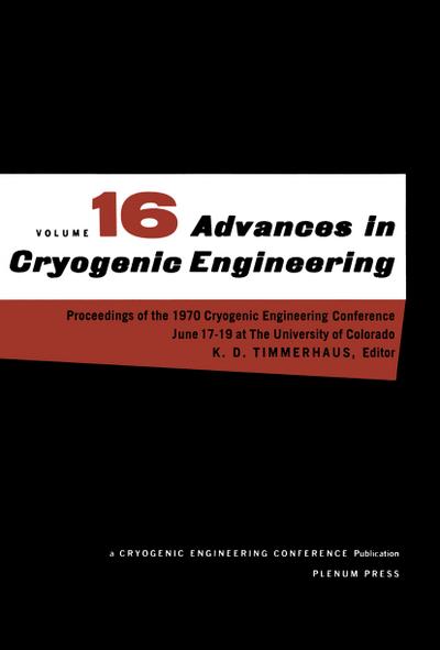 Advances in Cryogenic Engineering