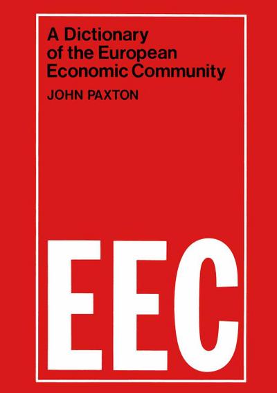 Dictionary of the European Economic Community