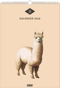Wandkalender ’Menagerie’ 2026 - Historische Tier- und -Pflanzen-Zeichnungen modern interpretiert - Von 30x40 - 29,7 x 42 cm - Mit Spiralbindung
