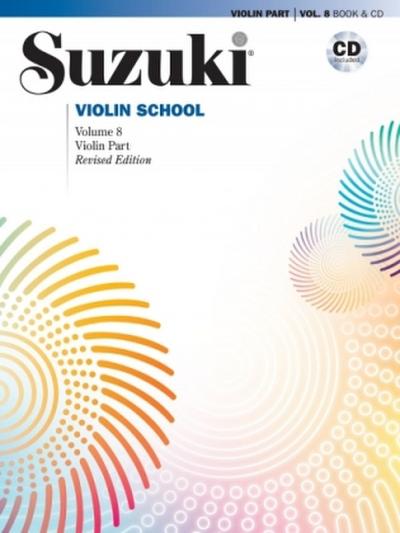 Suzuki Violin School Violin Part & CD, Volume 8 (Revised)