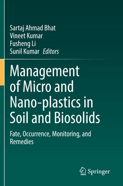 Management of Micro and Nano-plastics in Soil and Biosolids