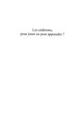 Cederoms pour jouer ou pour apprendre le