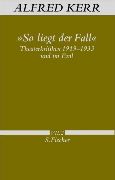 ’So liegt der Fall’