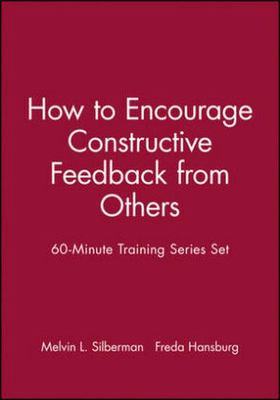60-Minute Training Series Set: How to Encourage Constructive Feedback from Others