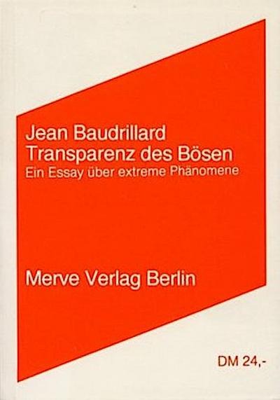 Transparenz des Bösen