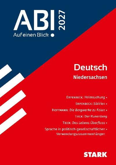 STARK Deutsch - Abi - Auf einen Blick! Niedersachsen 2027