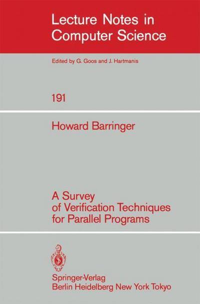A Survey of Verification Techniques for Parallel Programs