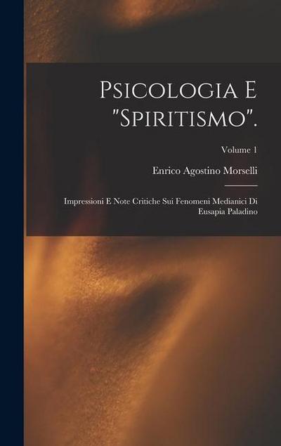 Psicologia E "Spiritismo".