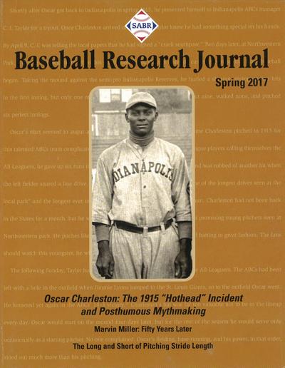 Baseball Research Journal (Brj), Volume 46 #1