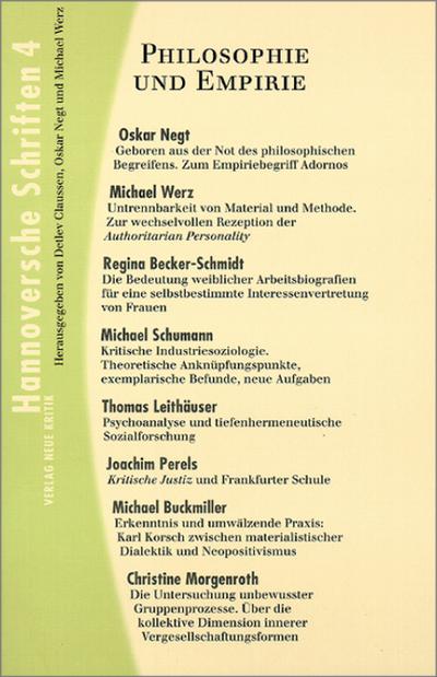 Hannoversche Schriften / Hannoversche Schriften