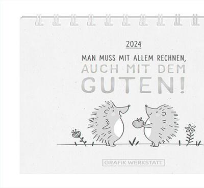 Mini-Kalender 2024 Man muss mit allem rechnen