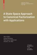 A State Space Approach to Canonical Factorization 