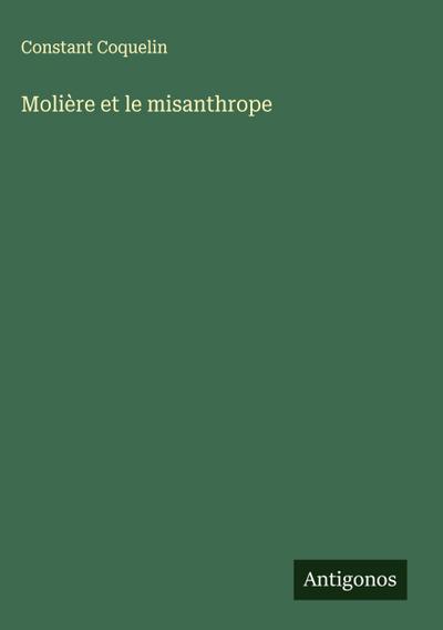 Molière et le misanthrope