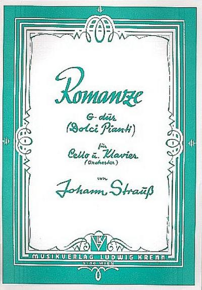 Romanze G-Dur Nr.3 dolci piantifür Violoncello und Klavier