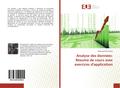 Analyse des données: Résumé de cours avec exercices d’application