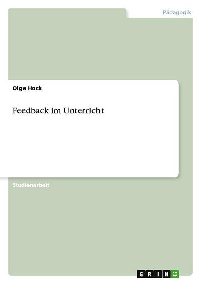Feedback im Unterricht