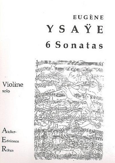 6 Sonatenfür Violine solo